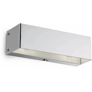 Image of Ideal Lux Flash - 2 Light Large Wall Light Chrome, G9
