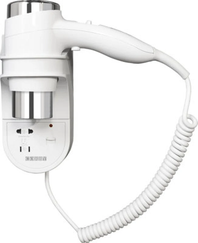 Image of Corbett Corby Kendal 1600W Wall Mounted Hair Dryer With Shaver Socket - White