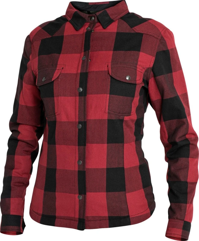 Image of John Doe Motoshirt Lady Red Black XTM Size L