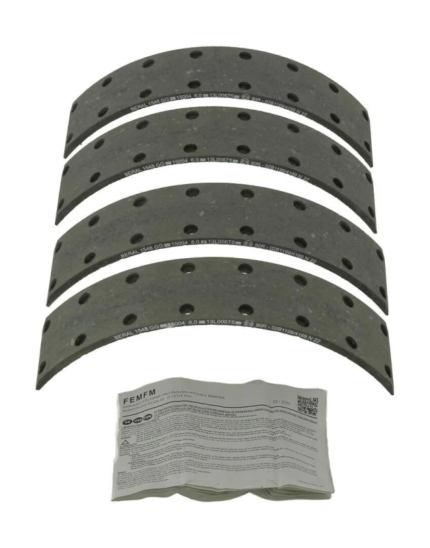 Image of Brake Lining Kit, drum brake BERAL KBL15004.1-1548