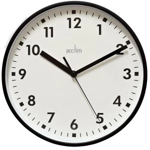 Image of Acctim Wickford Wall Clock - Coal