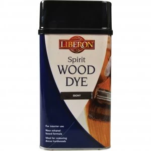 image of Liberon Spirit Wood Dye Ebony 1l