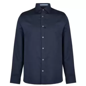 Image of Ted Baker Jacquard Shirt - Blue