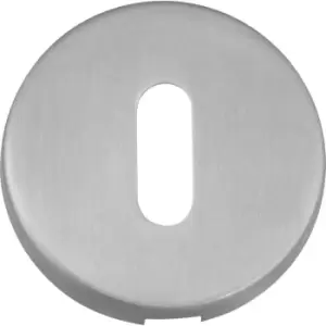 image of Eclipse Stainless Steel Key Escutcheon Satin 52x8mm (2 Pack) in Silver