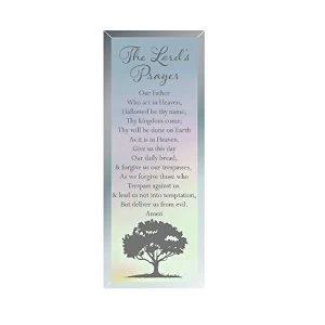 image of Reflections Of The Heart The Lords Prayer Standing Plaque