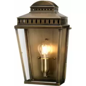 Image of Loops - Outdoor IP44 Wall Light Aged Brass LED E27 100W d01941