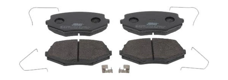 Image of JURID 572385J Brake pad set with acoustic wear warning Brake Pad Set,disc brake (402)