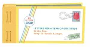 Image of letters for a year of gratitude write now keep in touch always