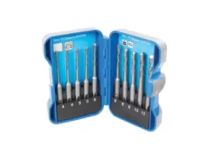 Image of Silverline 628645 SDS Plus TCT Masonry Drill Bit Set 10pc 10 pc 4 12mm
