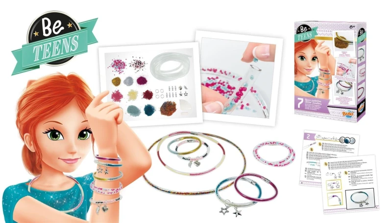 Image of Buki Be Teens Glitter Jewellery Size: 1 Pack Multicolor Unisex 1 Pack