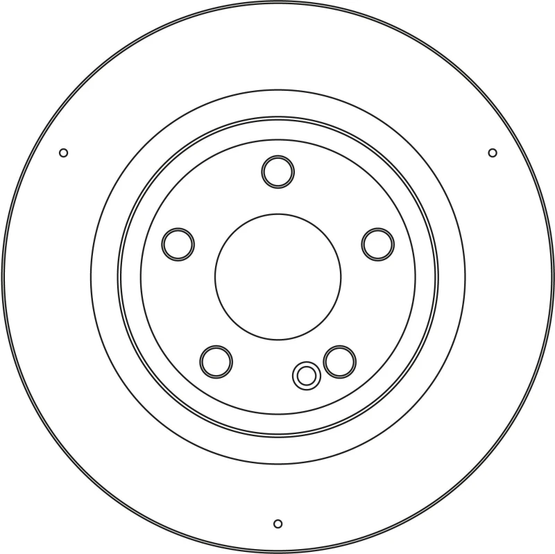 Image of Brake disc TRW DF6866