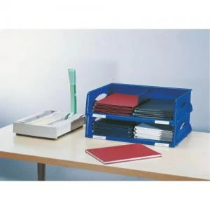 Image of Sorty Jumbo Letter Tray W470XD355XH90MM - Black - Outer Carton of 6