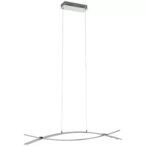 Image of Nevado LED Integrated Pendant Ceiling Light Chrome - Eglo
