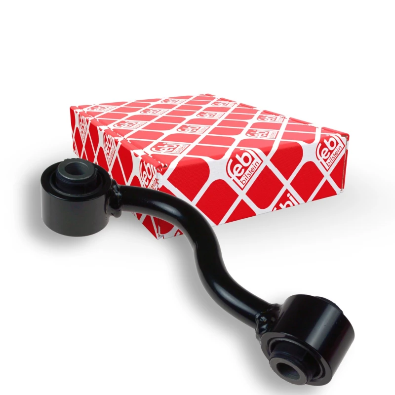 Image of FEBI BILSTEIN 48151 Anti-roll bar link Rear Axle Right Steel Link Stabiliser (3229)