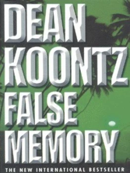 Image of False Memory by Dean Koontz Paperback