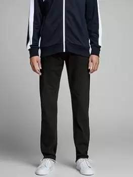 Image of Jack & Jones Mike Regular Fit Jeans - Black, Size 36, Inside Leg L=34", Men