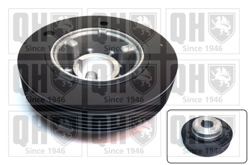 Image of QUINTON HAZELL Crankshaft pulley QUINTON HAZELL QCD59