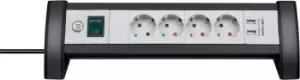 Image of Brennenstuhl 1156250534 power extension 1.8 m 4 AC outlet(s)...