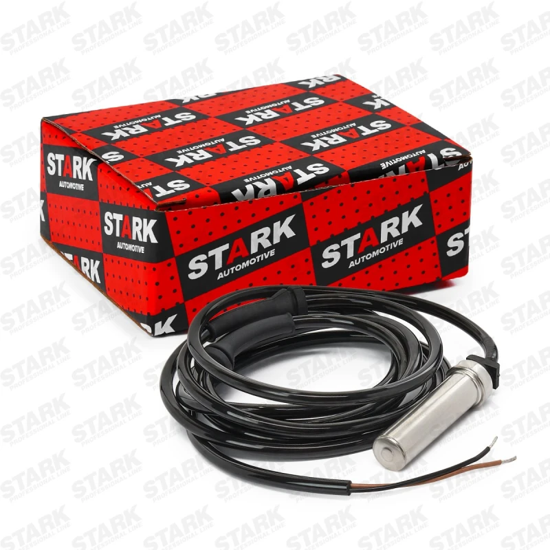 Image of STARK SKWSS-0350070 ABS Sensor Front axle both sides, without fastening clamp, Original connectors must be re-used Sensor,wheel speed (412)