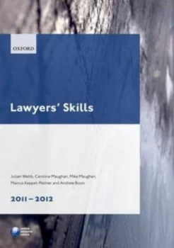 Image of Lawyers skills by Julian Webb