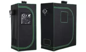 Image of Outsunny Mylar Hydroponic Grow Tent: 150cm (H) x 60cm (W) x 120cm (L)