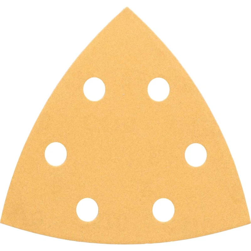 Image of Bosch C470 Punched Quick Fit Delta Sanding Sheets for Paint and Wood 93mm x 93mm 60g Pack of 5 C470