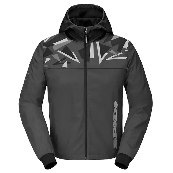 Image of Spidi Hoodie Evo Sport Anthracite Black Size XL
