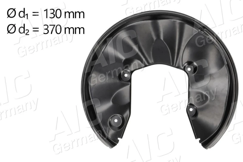 Image of Brake disc backing plate AIC 58193