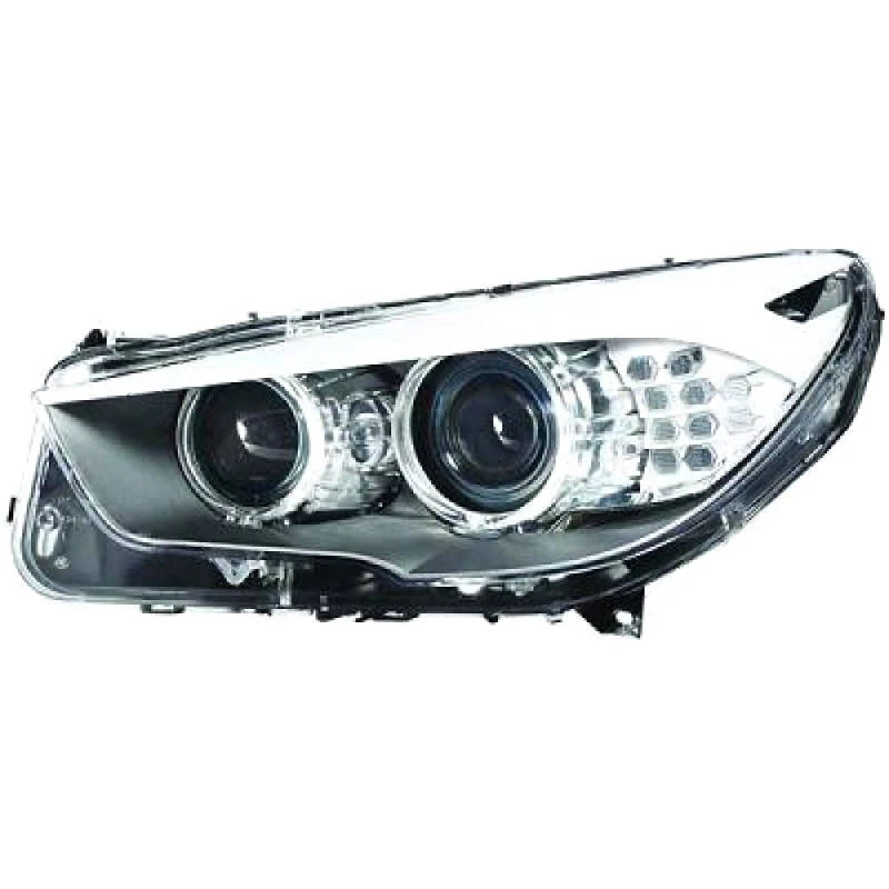 Image of DIEDERICHS 1225684 Headlights Priority Parts H7, without control unit for dynamic bending light (AFS), Right, with motor for headlamp levelling, Bi-Xe