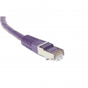 Image of Patch Cord RJ45 CAT.5e F/UTP Purple - 3 M Full Copper