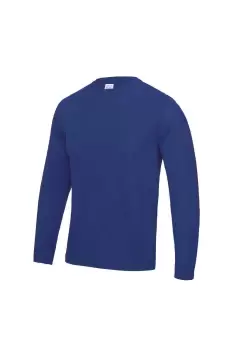 Image of Just Cool Long Sleeve Cool Sports Performance Plain T-Shirt