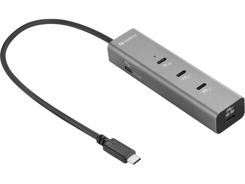 Image of Sandberg USB-C 5-in-1 MediaDock