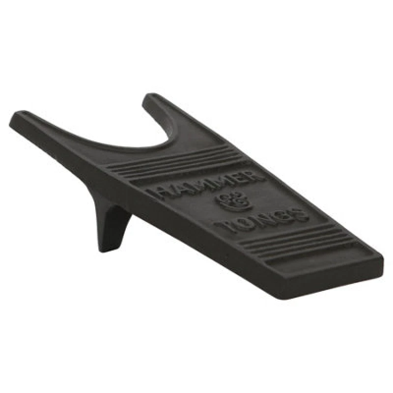 Image of Harbour Housewares Hammer & Tongs Cast Iron Boot Jack - 26.5Cm - Black - 1X Heavy-Duty Welly Boots Shoe Removal Puller Tool
