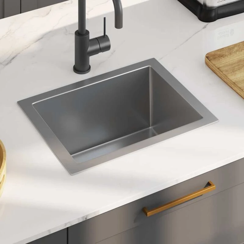 Image of VIDAXL Handmade Kitchen Sink Stainless Steel Vidaxl 8720286179062