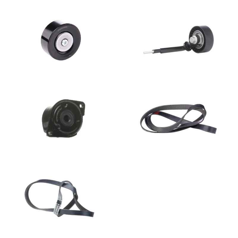Image of RIDEX 542R0158 V-ribbed belt set EPDM (ethylene propylene diene Monomer (M-class) rubber) V-Ribbed Belt Set (542)