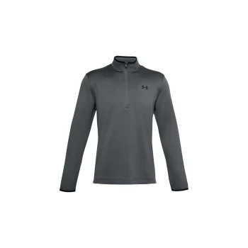 Image of Under Armour Armour Fleece 1/2 ZIP Pitch Gray/Black - L