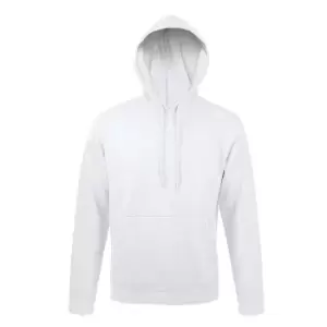 image of SOLS Snake Unisex Hooded Sweatshirt / Hoodie (L) (White)