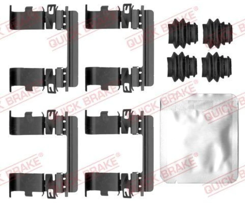 Image of QUICK BRAKE Brake pad fitting kit QUICK BRAKE 109-0185