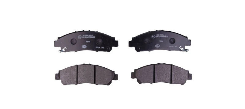 Image of HELLA 8DB 355 040-431 Brake pad set with acoustic wear warning Brake Pad Set,disc brake (402)
