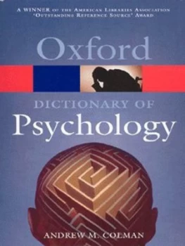 Image of A Dictionary of Psychology by Andrew M Colman Paperback