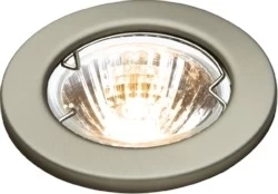 Image of KnightsBridge IP20 12V 50W max. L/V Downlights with Bridge - Brushed Chrome