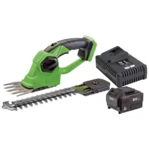 image of Draper 94594 D20 20V 2-in-1 Grass Hedge Trimmer