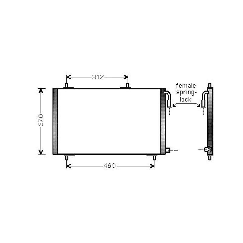 Image of Air conditioning condenser DIEDERICHS DCC1314