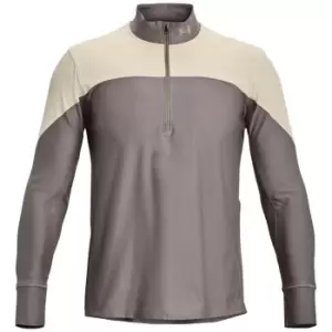 Image of Under Armour Qualifier Zip Top Mens - Grey