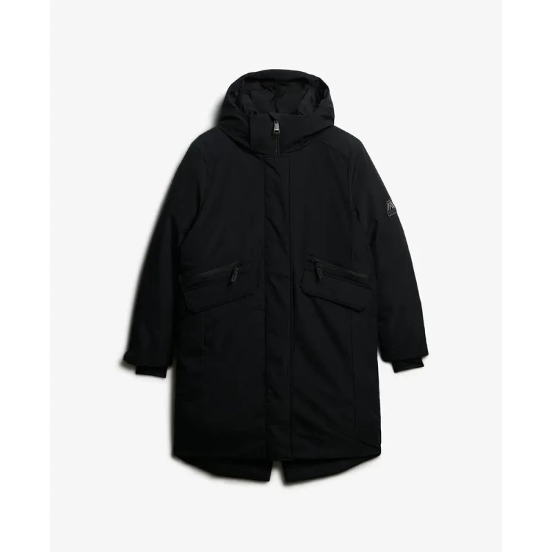 Image of Superdry Womens parka Superdry City Fishtail Noir Female XS