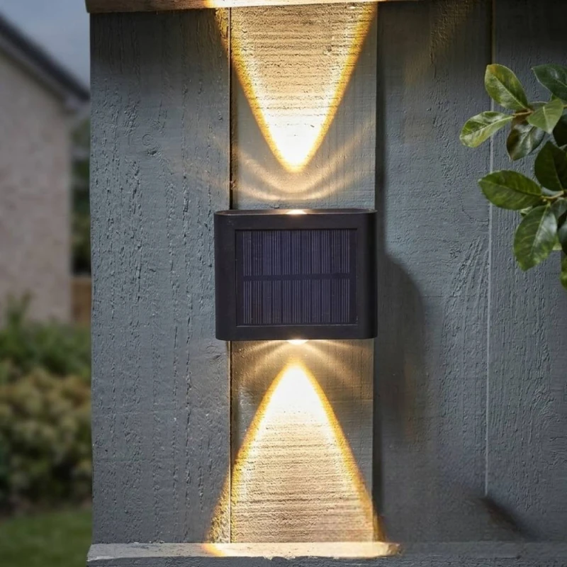 Image of Garden Greatness Lunaria 2-Way Wall Fence Post Light