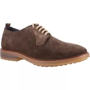 Image of Base London Mens Hughes Plain Toe Lace Up Derby Shoes UK Size 9 (EU 43)