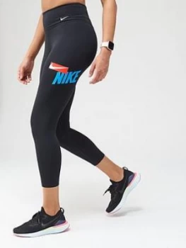 Image of Nike The One Hbr Grx Crop Legging - Black