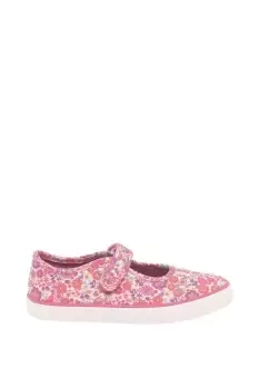 Image of 'Busy Lizzie' Infant Canvas Shoes