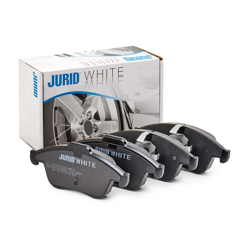 Image of JURID 573316JC Brake pad set not prepared for wear warning indicator, PREMIER Ceramic Brake Pad Set,disc brake (402)